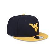 West Virginia New Era 9Fifty Snapback Two Tone Flat Brim Hat